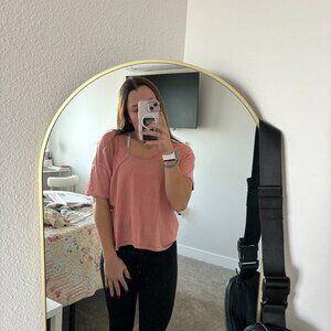 Oversized and Distressed American Eagle Tee